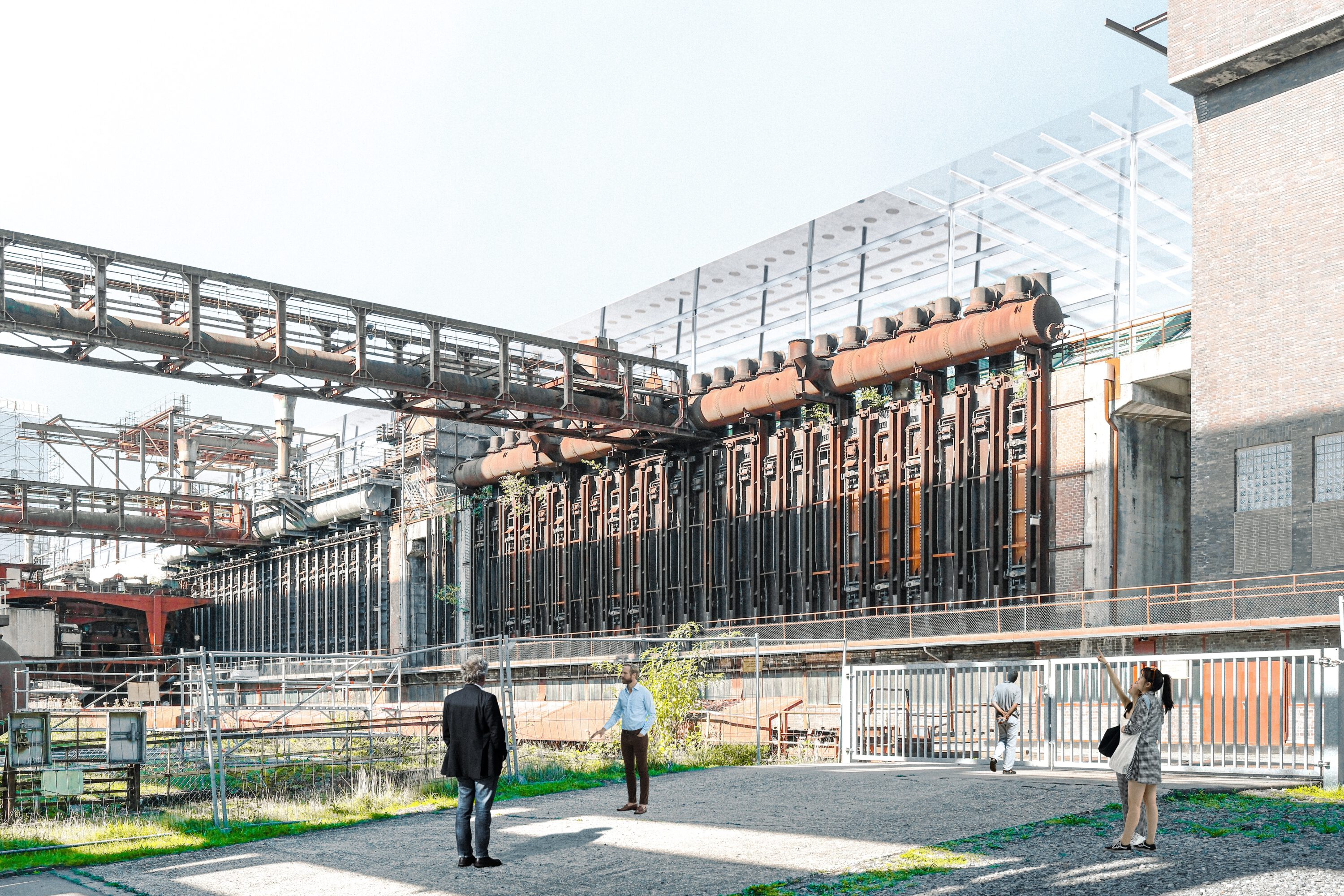 Dach Koksofenbatterie Zeche Zollverein