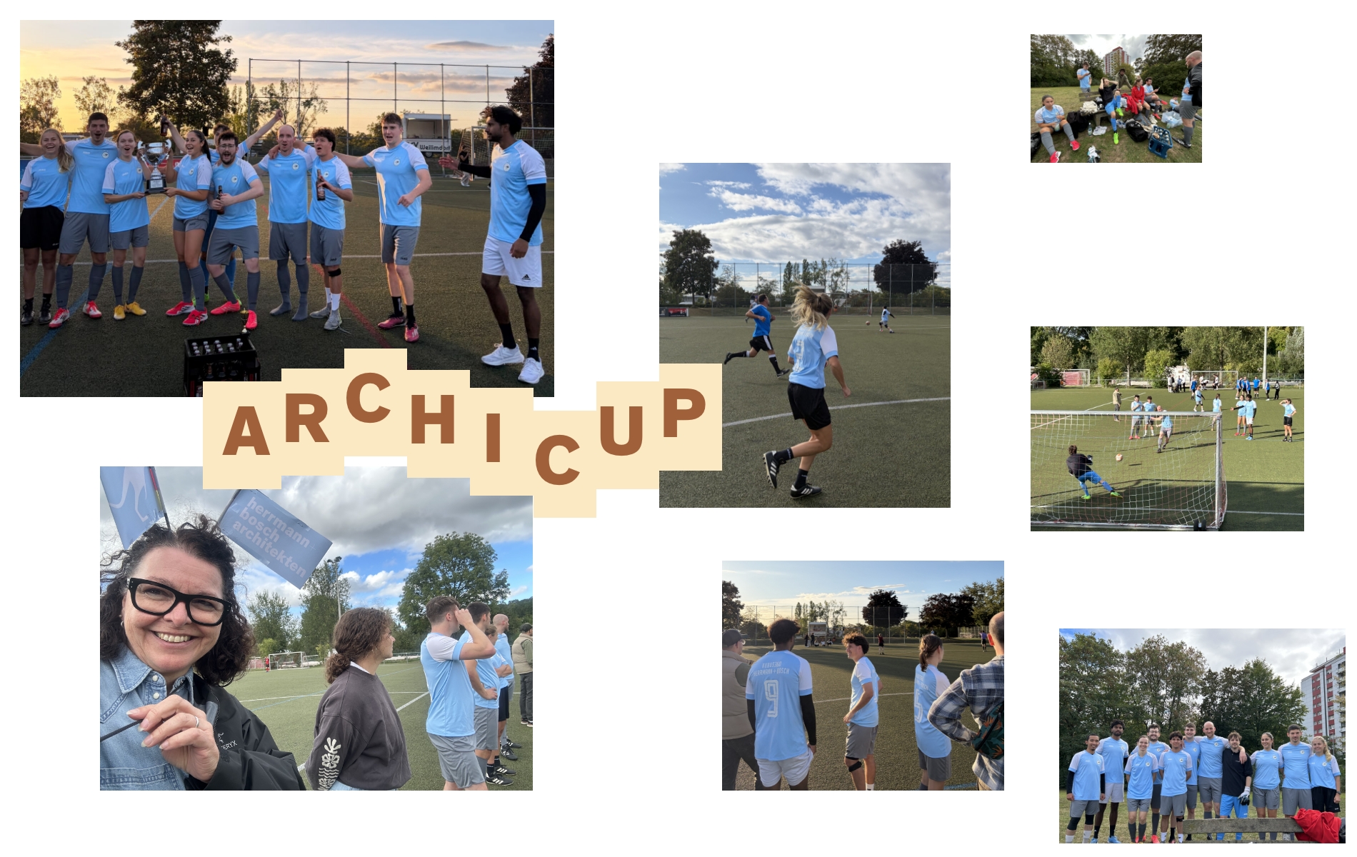 Team von herrmann+bosch architekten beim ARCHICUP 2026 nach dem Gewinn des 1. Platzes.